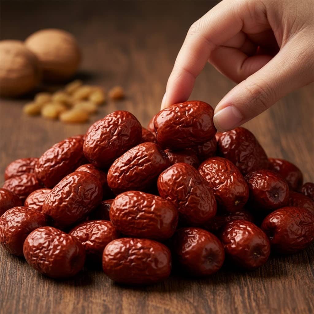 Chinese jujube fresh and dried red dates
