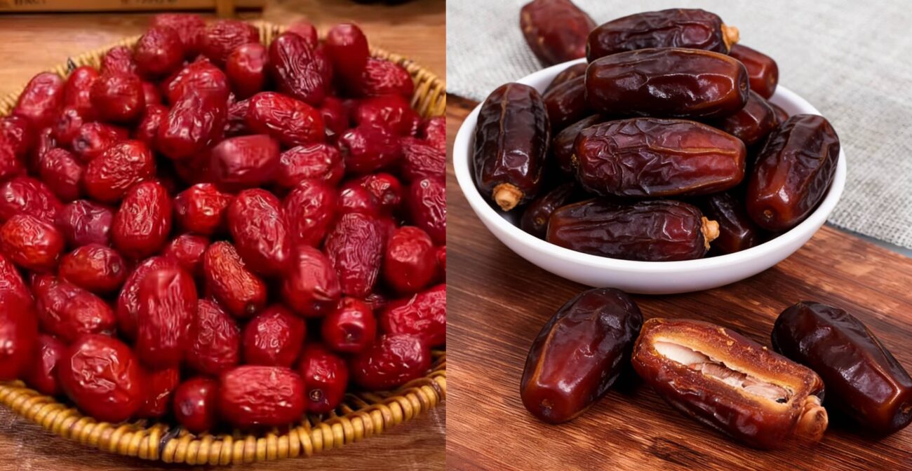 jujube vs dates comparison chinese jujube dried fruit